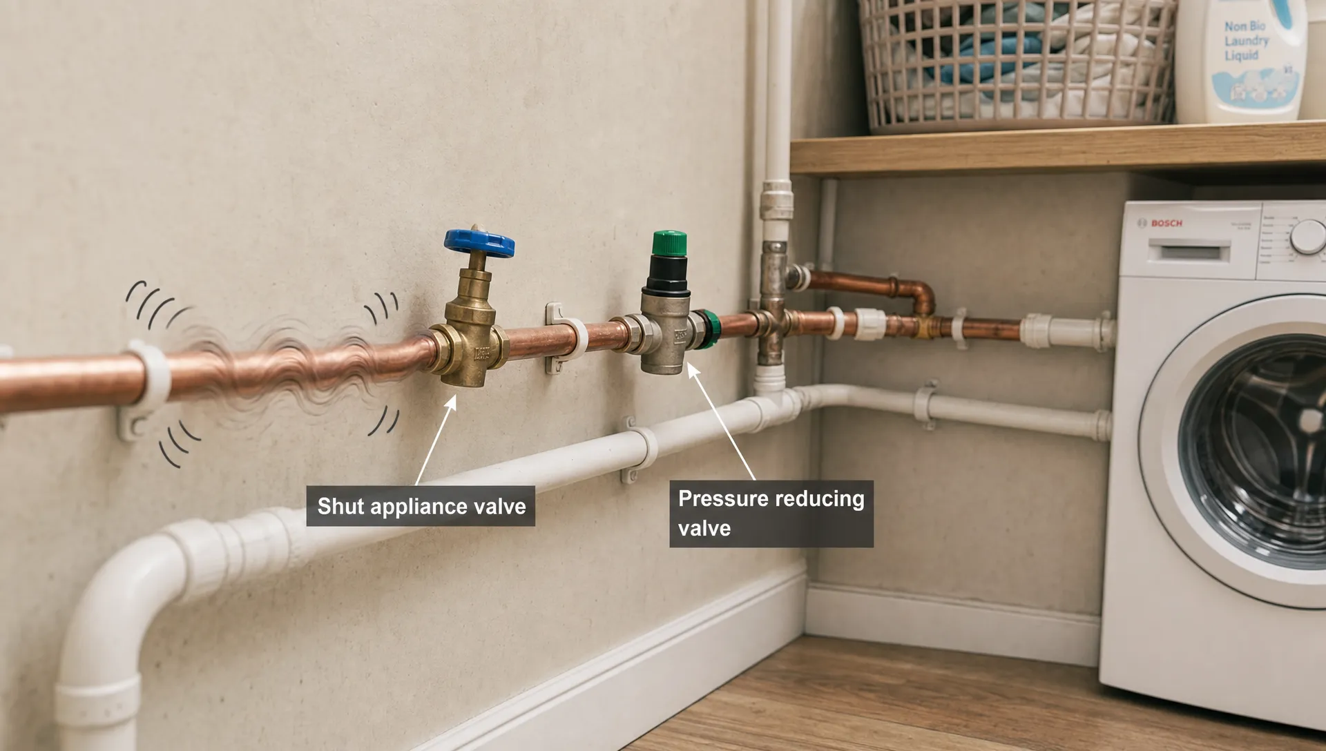 Banging Pipes Explained: What Water Hammer Is and How to Stop It - Main Image